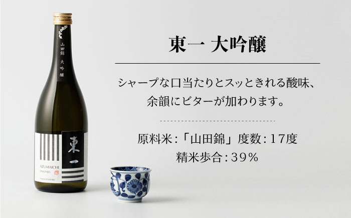 東一 大吟醸 1.8L 1本 【嬉野酒店】 [NBQ053] 五町田酒造 日本酒 酒