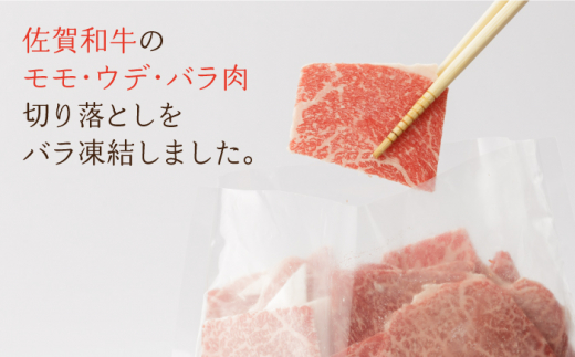 【6回定期便】 佐賀和牛 サラサラ 小間切れ (切落し) 700g (350g×2P) 【一ノ瀬畜産】 [NAC117] 牛肉 佐賀県産 黒毛和牛 切り落とし きりおとし 定期便