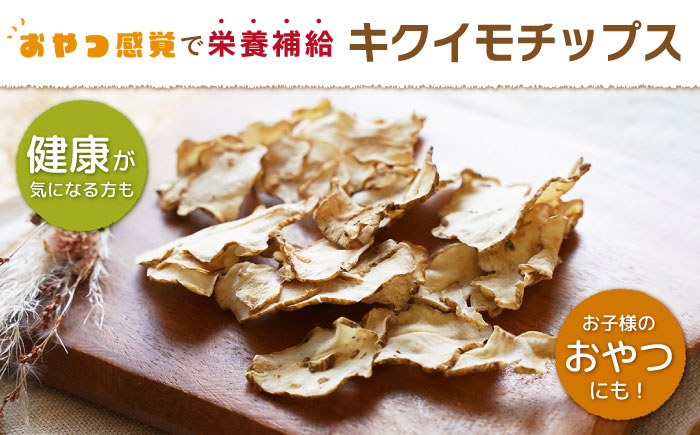 嬉野市産キクイモ チップス・パウダー 2点セット【吉田まんぞく館】 [NAG009]