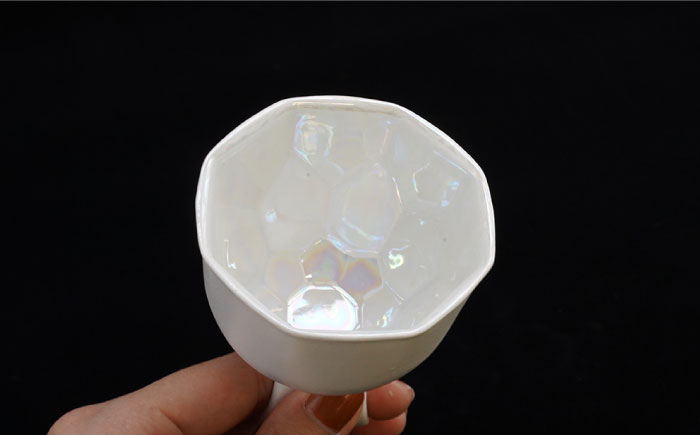 肥前吉田焼Coogle お猪口 ホワイトクリスタル【224】 NAU045