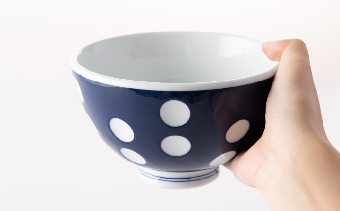 水玉 そば丼 【副千製陶所】 NAZ001