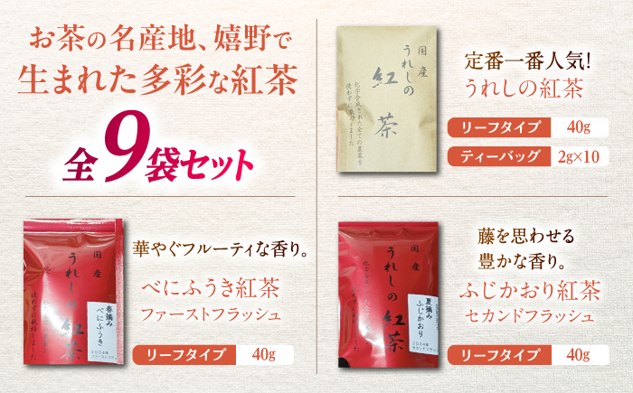 うれしの紅茶 生産者USセット【うれしの紅茶振興協議会】 [NAP007]