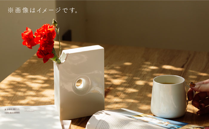 肥前吉田焼 花瓶 はなぶんこ -白- 1点 【224】 NAU039