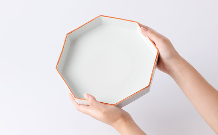 [肥前吉田焼] macaron 八角皿 3点セット【江口製陶所】 [NAZ115]