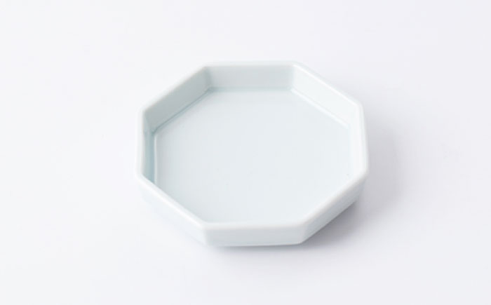 [肥前吉田焼] 八角皿 シックカラー 5点セット(ホワイト・オリーブ・ブラウン・ネイビー・グレー)【江口製陶所】 [NAZ116]