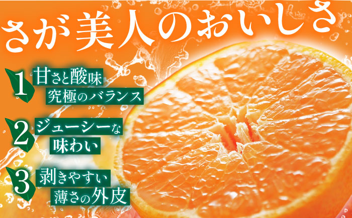 【先行予約】佐賀みかん「さが美人」 5㎏ 【JAさが】 [NCR002] みかん ミカン 蜜柑 温州みかん