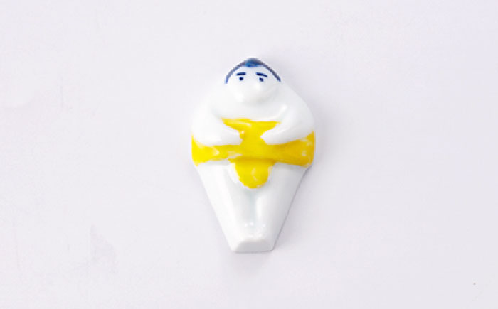 [肥前吉田焼] おすもうさん 箸置き 5点セット【副武製陶所】 [NAZ318]