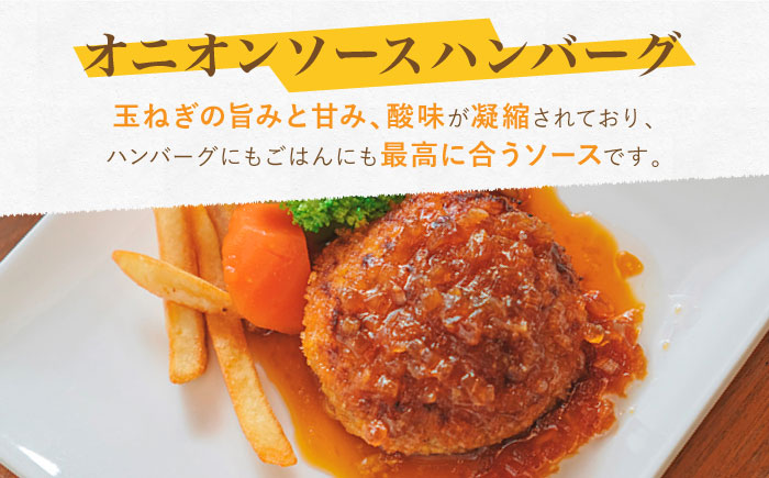【6回定期便】〈メディア紹介多数〉ぎゅう丸のオニオンソースハンバーグ 総計24個セット【ぎゅう丸】 [NCQ114] ハンバーグ 名店 オニオンソース