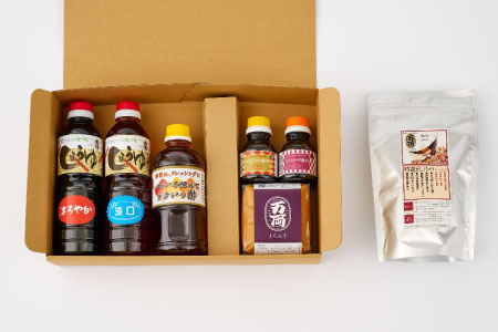 万両醤油・味噌セット(F-3-②) ギフト箱入り3箱 (のし対応)【だしぱっく みそ 贈り物　お中元　お歳暮 あまくち うまいっす 九州油】(H016160)