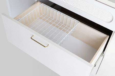 【東馬家具】シロカ 105 キッチンボード WH【家具 ダイニング キッチン収納 国産 完成品】(H060594)