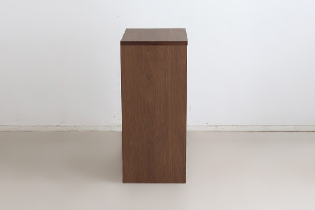 【東馬家具】カンザス 90チェスト BR【木目 天然素材 6段 グラデーション 収納力 上質 棚 完成品】(H060635)