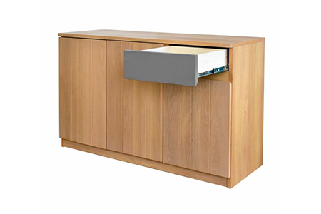 オートムサイドボード【リビングボード サイドボード キャビネット リビング収納 組立設置付 梱包材引き取り 収納 家具 国産】(H062300)