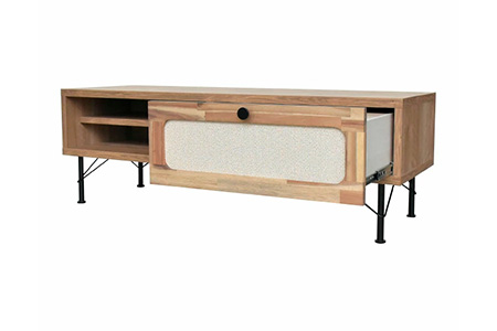 ティゴ 120TVボード【テレビボード テレビ台 インテリア ラタン調  完成品 家具 TV AV機器収納】(H062318)