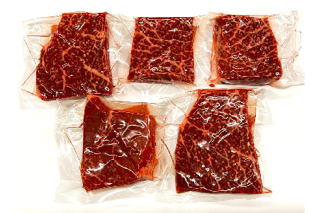 【A4～A5】佐賀牛モモステーキ 約500g(100g×5P)【肉 牛肉 ブランド牛 黒毛和牛 ステーキ肉 ふるさと納税】(H112273)