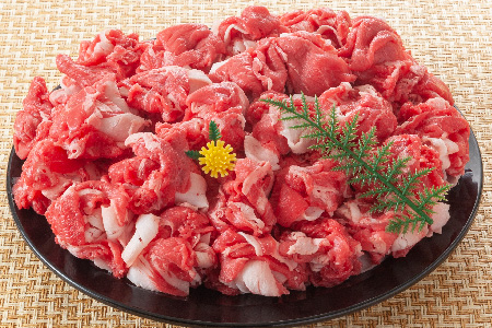 【12か月定期便】訳あり！佐賀産和牛切り落とし 1.2kg(600g×2P)×12回【肉 牛肉 ブランド牛 黒毛和牛 ふるさと納税】(H112320)