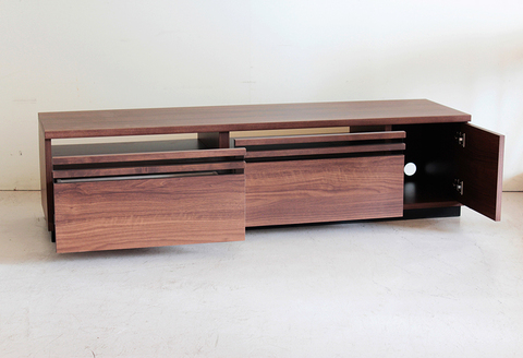 TM ギャラン 150ローボード BR 【テレビボード テレビ台 テレビ ローボード 家具 国産 リビング用収納家具 TV】(H060359)