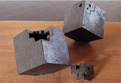 花器 キューブ(中) 黒 【一輪挿し 手作り 陶器 オブジェ インテリア 癒し 贈り物】(H038109)