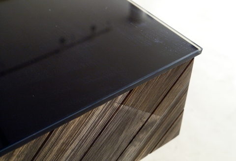 サッジ リビングテーブル 【リビング センター テーブル 引き出し 収納 組立設置付 梱包材引き取り 家具 国産】(H062184)