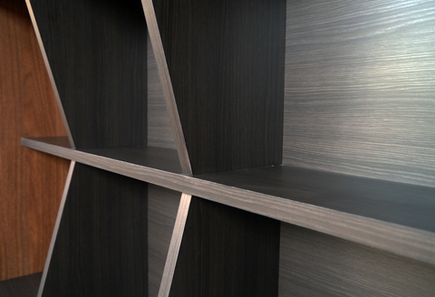 KJ 120シェルフ3×3 【ラック 本棚 書斎 収納棚 おしゃれ 日本製 国産 開梱設置 梱包材引き取り 完成品】(H062306)