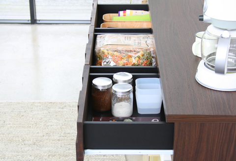 コルク 120オープンカウンター 【キッチン オープン カウンター ゴミ箱収納 開梱設置 梱包材引き取り 間仕切り 家具 日本製 完成品】(H062200)