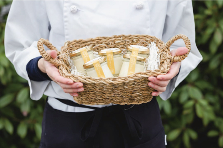 えこびと農園のとろけるはちみつプリン 5個セット(H037140)