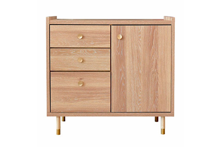 ヴァロ 80キャビネット【 収納 テレビ台 コンパクト 真鍮取っ手 真鍮つまみ 脚先真鍮色仕上げ 開梱設置 梱包材引き取り 完成品】(H062285)