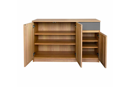 オートムサイドボード【リビングボード サイドボード キャビネット リビング収納 組立設置付 梱包材引き取り 収納 家具 国産】(H062300)