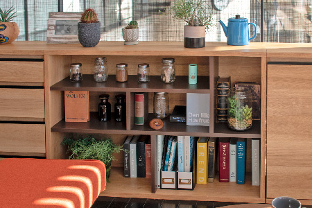 ムルート 120スリムシェルフ NA【完成品 開梱設置 梱包材引き取り リビング 収納 日本製】(H062315)