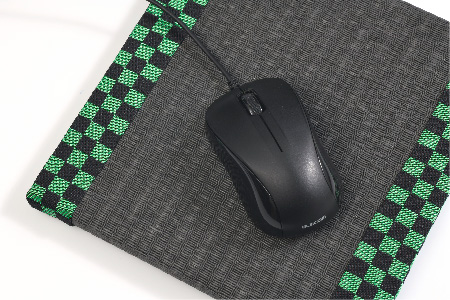 ミニたたみ2枚セット『市松』『麻の葉』 【和紙表 撥水加工 変色しづらい 職人 本格派 やすらぎ 国産 手作り  卓上 おしゃれ マウスパッド 小物】(H075107)