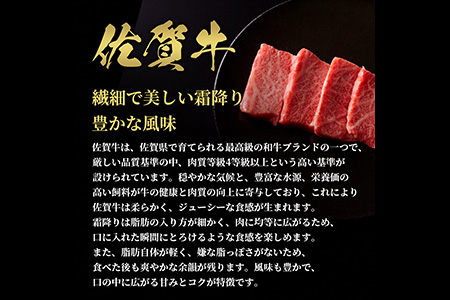 【和牛セレブ】佐賀牛 焼肉肩ロース 200g【肉 ブランド牛 和牛 牛肉 ふるさと納税】(H113101)