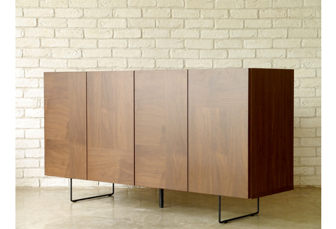 ルト 150サイドボード 【リビングボード サイドボード キャビネット リビング収納 収納 組立設置付 梱包材引き取り】(H062182)