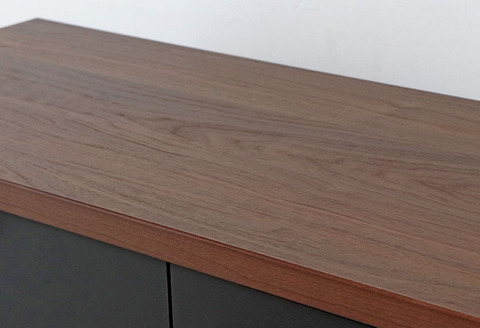 TMモデロ 90カウンター BR_BK 【食器棚  食器 ダイニングボード 家具 国産 家電収納庫 ダイニング】(H060658)