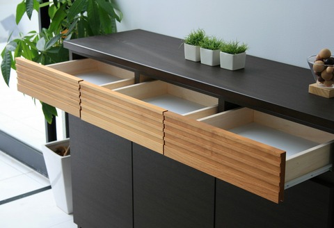 FE 120サイドボード 【キャビネット リビング 収納 家具 開梱設置 梱包材引き取り 完成品】(H062238)