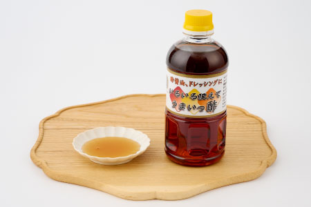 万両のいろいろ使えてうまいっ酢500ml×3本(BA3-2) 【ドレッシング かつおだし たっぷり 3本 おすそわけ 酢醤油】(H016204)