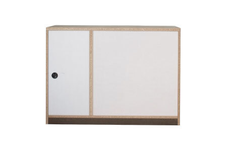 バルド 117キッチンカウンター ブラウン【キッチンカウンター カウンター 食器棚 収納 飛散防止フィルム付き 完成品】(H062258)