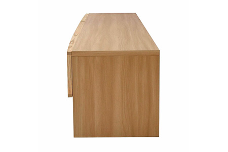 カルペア 165テレビボード ナチュラル【テレビボード テレビ台 テレビ インテリア 組立設置付 梱包材引き取り 家具 国産 TV AV機器収納】(H062293)