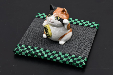 ミニたたみ2枚セット『市松』『麻の葉』 【和紙表 撥水加工 変色しづらい 職人 本格派 やすらぎ 国産 手作り  卓上 おしゃれ マウスパッド 小物】(H075107)