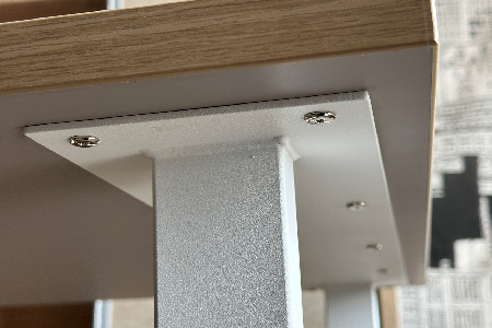 【東馬家具】ツキミ 160DT WH【ダイニングテーブル デスク キッチンテーブル オフィスデスク シンプル 国産 耐久性 耐水性 ふるさと納税】(H060674)