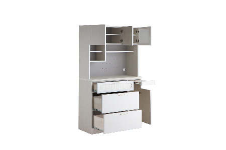【東馬家具】シロカ 105 キッチンボード WH【家具 ダイニング キッチン収納 国産 完成品】(H060594)