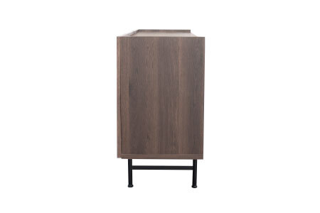 フォーグ 120サイドボード【リビングボード キャビネット リビング収納 水玉模様 収納 完成品】(H062254)