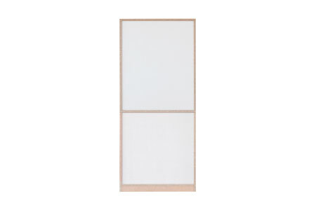 バルド 78カップボード ブラウン【キッチンボード 食器棚 収納 デザインガラス 飛散防止フィルム付き 完成品】(H062261)