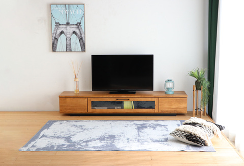 アダムロ 180ローボード LBR 【テレビ台 テレビ TV ローボード リビング用 収納家具 AV機器収納 国産】(H060482)