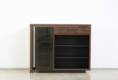 コルク キッチンデスク 【キッチンカウンター デスク カウンター 調理台 ナチュラル リビング 組立設置付 梱包材引き取り おしゃれ 家具 日本製】(H062193)