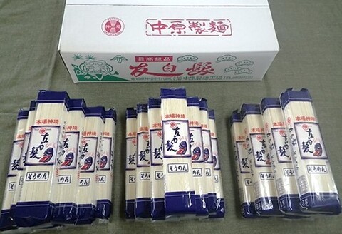 神埼そうめん「友白髪」 30袋入り 【麺 明治時代 お歳暮 お中元 ひやむぎ 冷麦 おみやげ お土産 夏】(H045103)