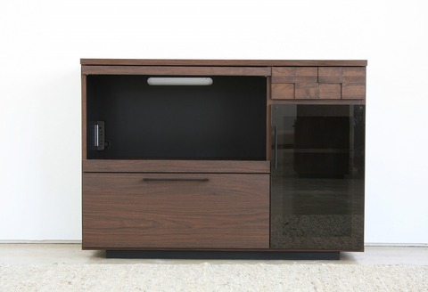 コルク 120カウンター 【キッチンカウンター カウンターキッチン レンジ台 コルク カウンター 開梱設置 梱包材引き取り 日本製 国産 完成品】(H062212)