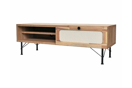 ティゴ 120TVボード【テレビボード テレビ台 インテリア ラタン調  完成品 家具 TV AV機器収納】(H062318)