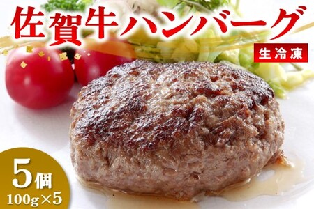 レンジで簡単調理！佐賀牛ハンバーグ(生冷凍)【佐賀牛100% 便利 ストック お弁当 レンチン ご馳走 贅沢 おもてなし お手軽】(H106201)