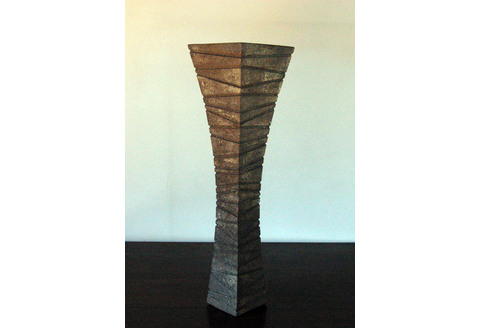 花器 C 【一輪挿し 手作り 陶器 オブジェ インテリア 癒し 贈り物】(H038104)