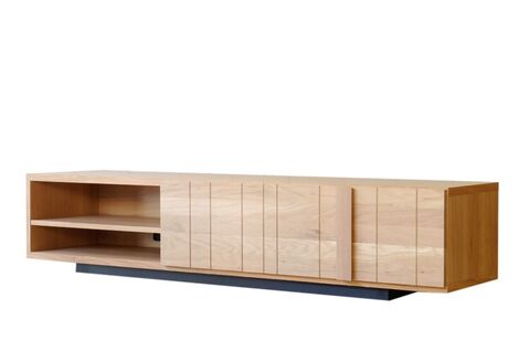 サモア 160TVボード 【テレビボード テレビ台 テレビ ローボード インテリア 開梱設置 梱包材引き取り AV機器収納  国産 完成品】(H062175)