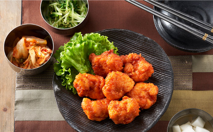 【スピード発送】＜宅呑みに是非！＞みつせ鶏ヤンニョムチキン170g×5袋 吉野ヶ里町/ヨコオフーズ 惣菜[FAE123]